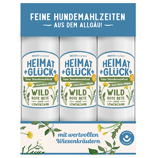 3 Stück Hundewurst Wild und Rote Beete (Nassfutter)